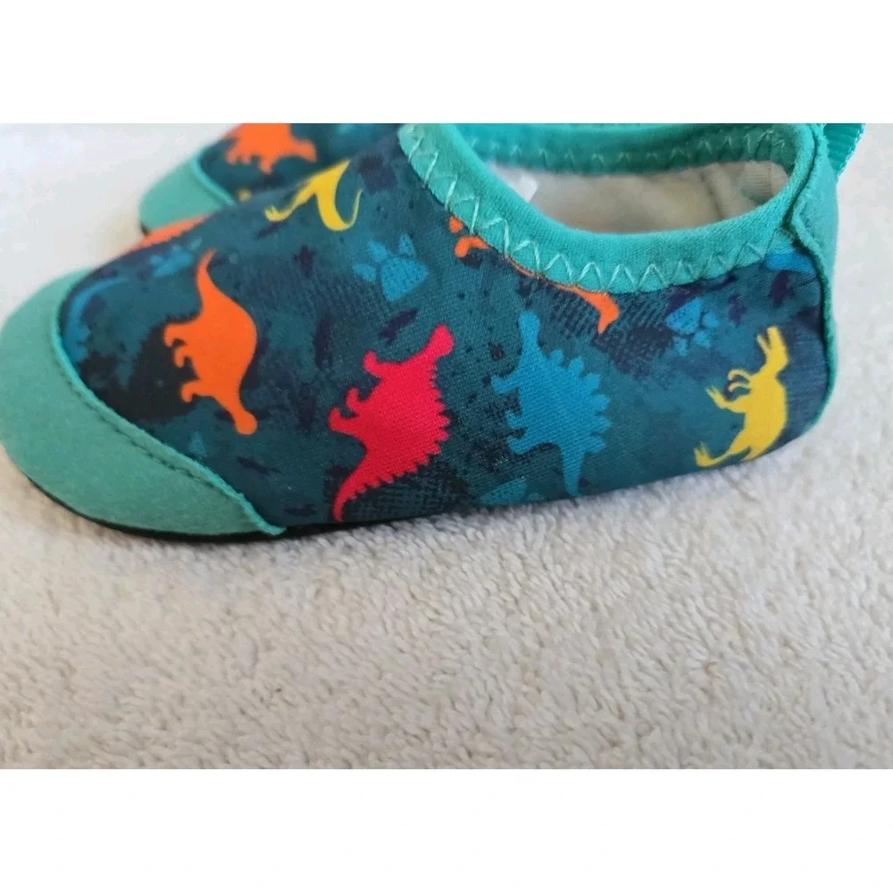 Toddler Boys Dinosaur Water/beach Shoes, Size 21/22 4/5